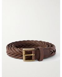 Anderson's - 2.5Cm Woven Leather Belt - Lyst