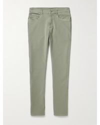 Faherty - Slim-fit Cotton-blend Jersey Trousers - Lyst
