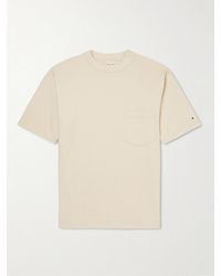 Snow Peak Recycled Cotton-jersey T-shirt - Natural