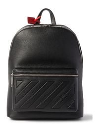 Off-White c/o Virgil Abloh - Binder Embossed Full-grain Leather Backpack - Lyst