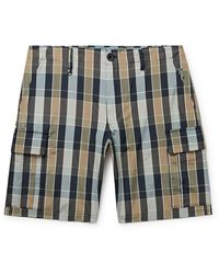 Pop Trading Co. - Paul Smith Combat Straight-leg Checked Woven Cargo Shorts - Lyst