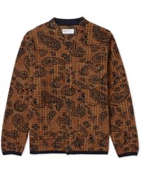 Universal Works - Paisley-print Fleece Jacket - Lyst
