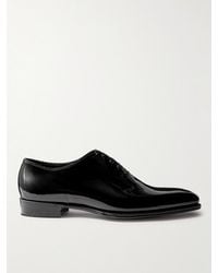 George Cleverley - Merlin Whole-cut Patent-leather Oxford Shoes - Lyst