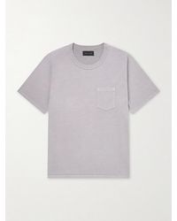 Les Tien - Heavyweight Structured Cotton-Jersey T-Shirt - Lyst