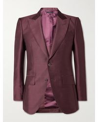 Tom Ford - Wool, Mohair And Silk-Blend Twill Suit Jacket - Lyst