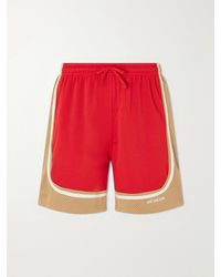 Aimé Leon Dore - Novelty Straight-Leg Logo-Embroidered Mesh Drawstring Shorts - Lyst