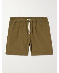 Portuguese Flannel - Atlantico Straight-leg Cotton-seersucker Drawstring Shorts - Lyst