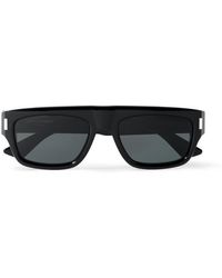 Saint Laurent - D-Frame Recycled-Acetate Sunglasses - Lyst
