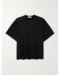 Frankie Shop - Eliott Textured Stretch-jersey T-shirt - Lyst
