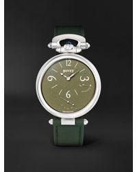 Bovet - 19Thirty 10Th Anniversary Hand-Wound Stainless Steel Watch, Ref. Nts0118 - Lyst