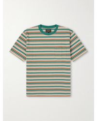 Beams Plus - Striped Cotton-jersey T-shirt - Lyst