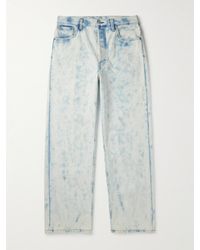 Dries Van Noten - Wide-leg Bleached Jeans - Lyst