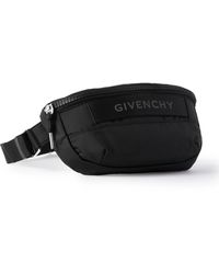 Givenchy G-trek Logo-print Ripstop Belt Bag - Black