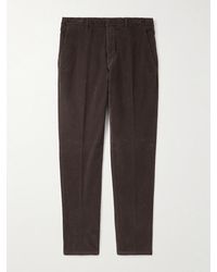 Altea - Dumbo Straight-leg Stretch-cotton Corduroy Trousers - Lyst