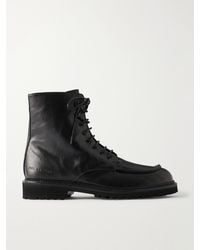 Common Projects - Leather Lace-Up Boots - Lyst
