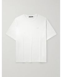 Acne Studios - Exford Logo-appliquéd Cotton-jersey T-shirt - Lyst