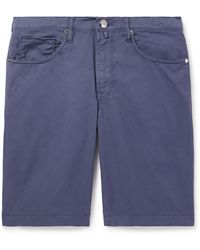Incotex - Straight-leg Stretch-cotton Bermuda Shorts - Lyst