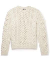 Gabriela Hearst - Geoffrey Cable-knit Cashmere Sweater - Lyst