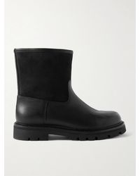 Loro Piana - Suilven Walk Stiefel aus Leder und Veloursleder mit Shearling-Futter - Lyst