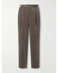 Kaptain Sunshine - Straight-Leg Cotton-Corduroy Trousers - Lyst
