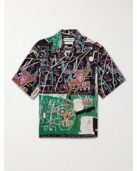 Wacko Maria - Jean-michel Basquiat Convertible-collar Printed Woven Shirt - Lyst
