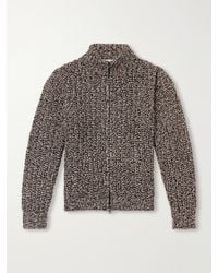 Altea - Wool-Blend Zip-Up Cardigan - Lyst