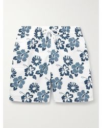 Frescobol Carioca - Petala Board Straight-leg Mid-length Floral-print Recycled Swim Shorts - Lyst