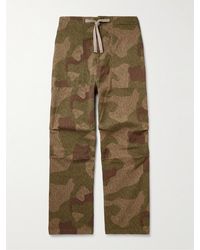 Moncler Genius - Palm Angels Wide-leg Camouflage-print Cotton-gabardine Trousers - Lyst