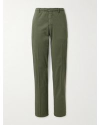 Boglioli - Straight-Leg Cotton-Blend Twill Trousers - Lyst