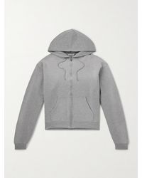 AURALEE - Product Dyed Pima Cotton Zip-Up Hoodie - Lyst