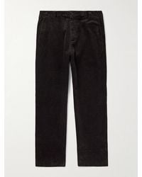 NN07 - Paw 50004 Straight-Leg Organic Cotton-Corduroy Trousers - Lyst