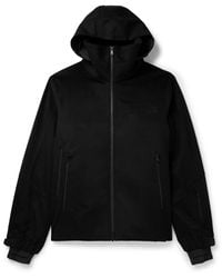 ZEGNA - Convertible Leather-trimmed Cashmere Down Hooded Ski Jacket - Lyst