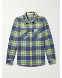 God's True Cashmere - Explorer Checked Cashmere Shirt - Lyst