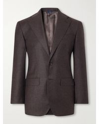 Thom Sweeney - Wool-Blend Flannel Suit Jacket - Lyst