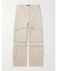 Entire studios - Hard Straight-leg Convertible Cotton-canvas Cargo Trousers - Lyst