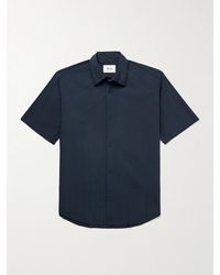 NN07 - Freddy 5721 Organic Cotton-blend Seersucker Shirt - Lyst