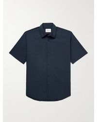 NN07 - Freddy 5721 Organic Cotton-Blend Seersucker Shirt - Lyst