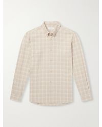 Boglioli - Checked Cotton And Lyocell-blend Shirt - Lyst