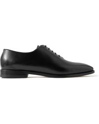 Manolo Blahnik - Snowdon Whole-cut Glossed-leather Oxford Shoes - Lyst