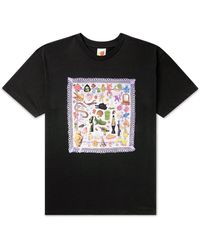Sky High Farm - Printed Cotton-jersey T-shirt - Lyst