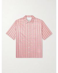 Jil Sander - Checked Silk-blend Shirt - Lyst