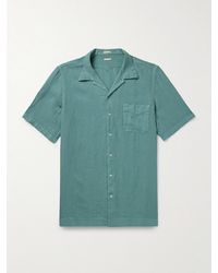 Massimo Alba - Venice Convertible-collar Cotton Shirt - Lyst