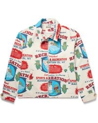 Bode - Rec. Enrichment Printed Cotton-Twill Jacket - Lyst