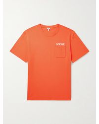 Loewe - Logo Cotton T-Shirt - Lyst