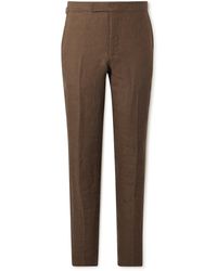 Polo Ralph Lauren - Straight-leg Linen Suit Trousers - Lyst