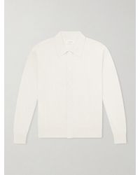 mfpen - Formal Cotton And Linen-Blend Cardigan - Lyst
