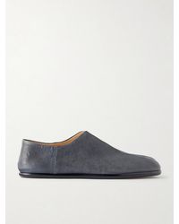 Maison Margiela - Tabi Babouche Split-Toe Leather Slip-Ons - Lyst