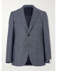 Caruso - Norma Prince Of Wales Wool Suit Jacket - Lyst