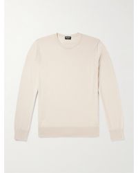 Zegna - Cashmere And Silk-blend Sweater - Lyst