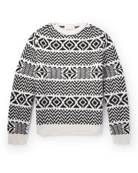 A Kind Of Guise - Kristjan Intarsia Wool And Cashmere-blend Sweater - Lyst